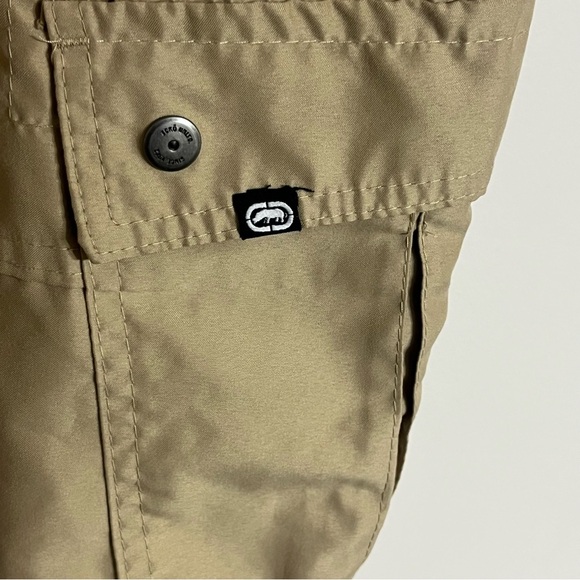 Ecko Unltd. Shorts Mens 38 Khaki Ripstop Cargo Baggy Outdoors Casual Y2k Pocket - Picture 2 of 12